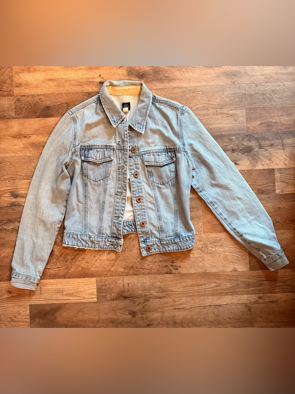 Vintage Y2K GAP Pale Blue Denim Trucker Jacket